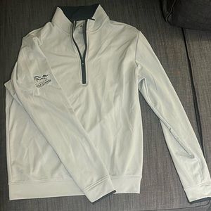 Mint green Adidas half zip from Unicorn Golf Course